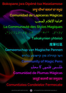 Community of Magic Pens Poster